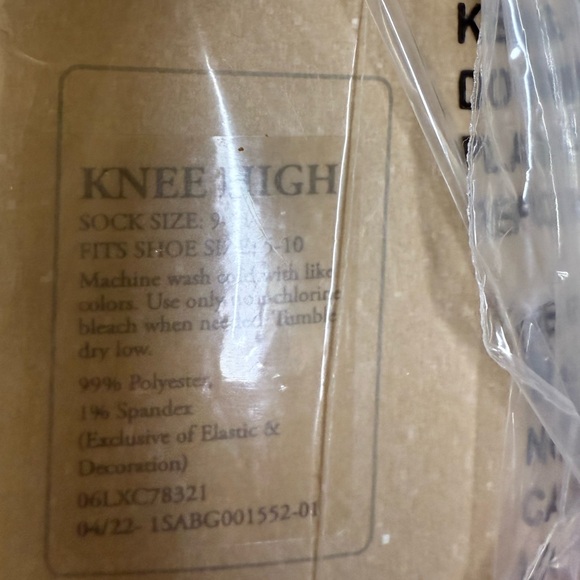 Bearpaw Cable Knit Knee High Socks & Lemon Over the Knee Cozy Sock Bundle NWT - Picture 5 of 8